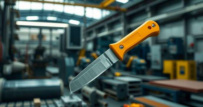Facas industriais para borracha essenciais para cortes precisos e eficientes